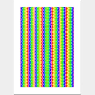 Psychedelic Stripes Posters and Art